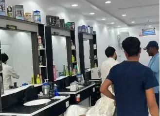 ديكور محل حلاقة رجالي