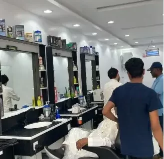 ديكور محل حلاقة رجالي