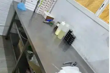 طاولة تغليف الكنافة