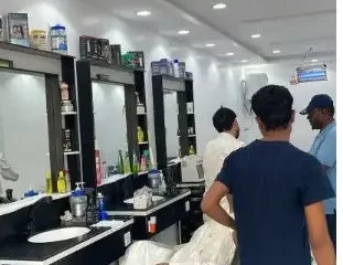 ديكور محل حلاقة رجالي