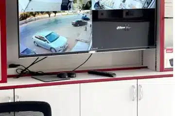 شاشة كاميرات المراقبة