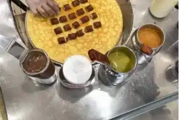 صنع كريب بالشوكولاتة