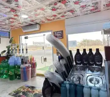 معدات محل عصير