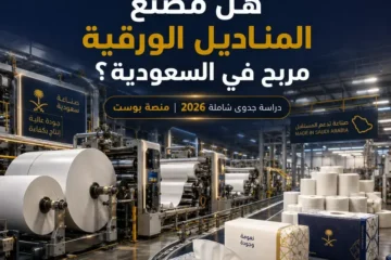 دراسة جدوى مصنع مناديل ورقية في السعودية: التكاليف، الأرباح، والتراخيص